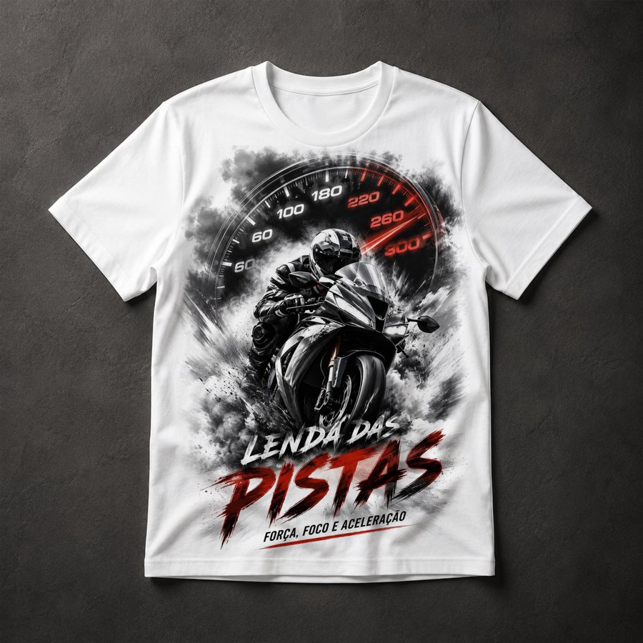 Camiseta Motociclismo Velocidade