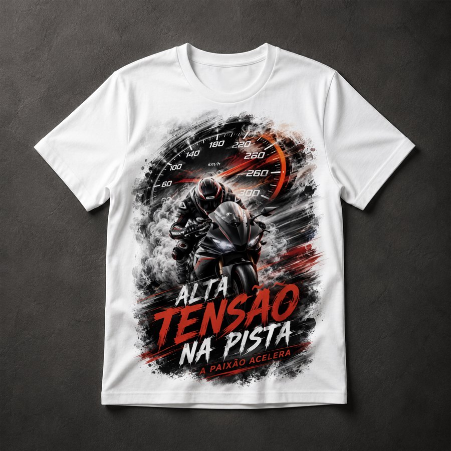 Camiseta motociclismo velocidade