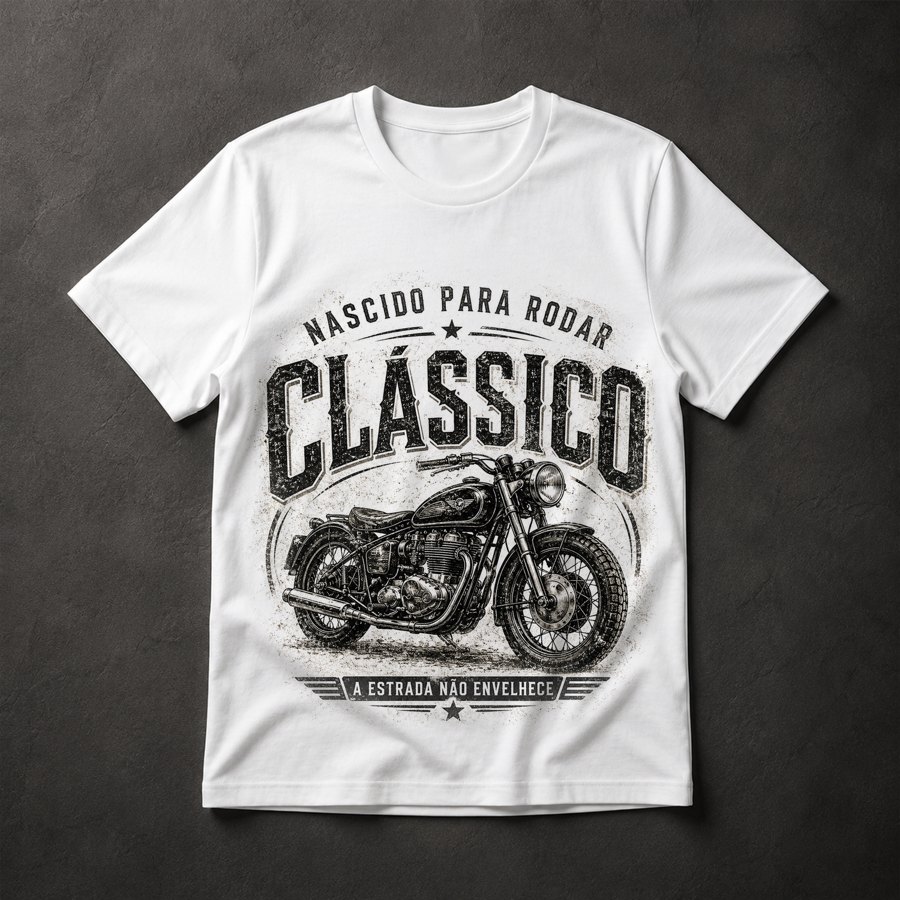 Camiseta Moto Clássica