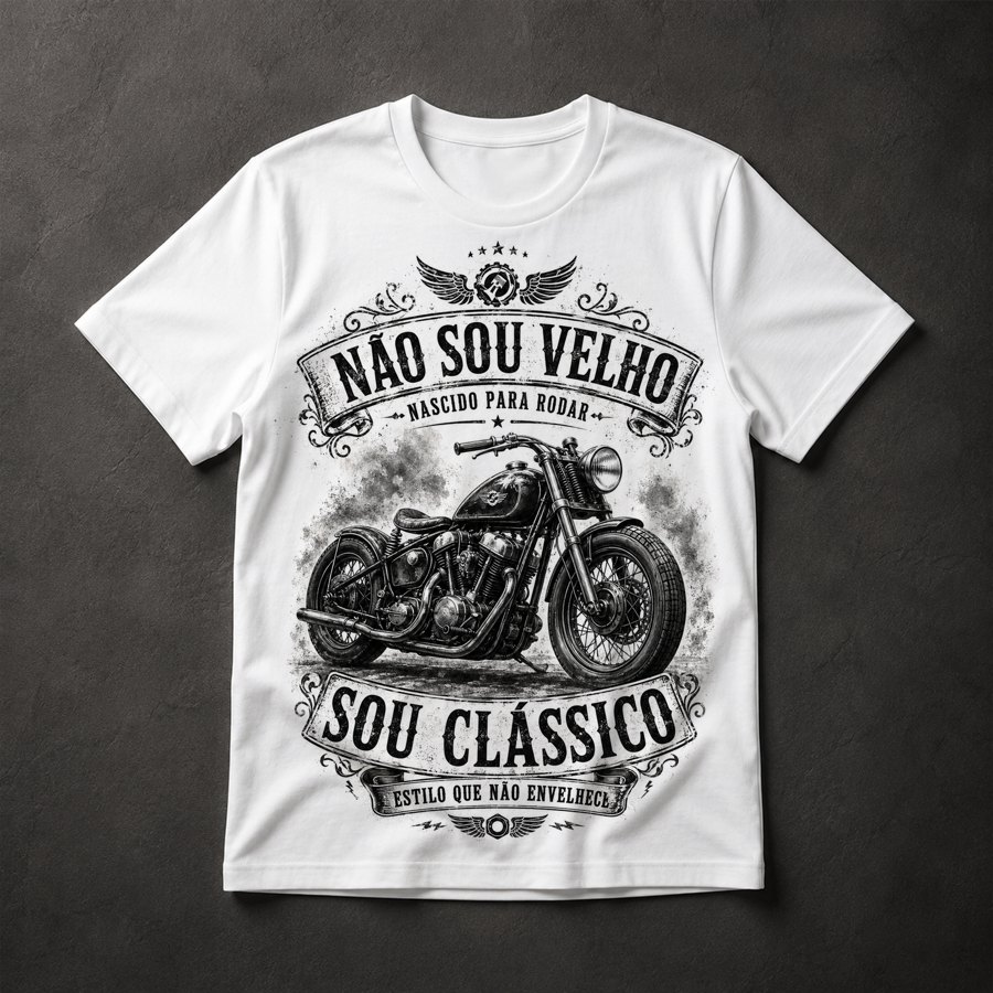 Camiseta Moto Clássica