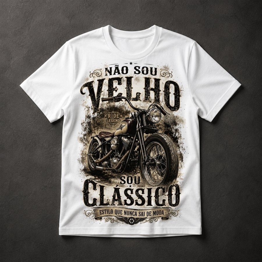 Camiseta Moto Clássica