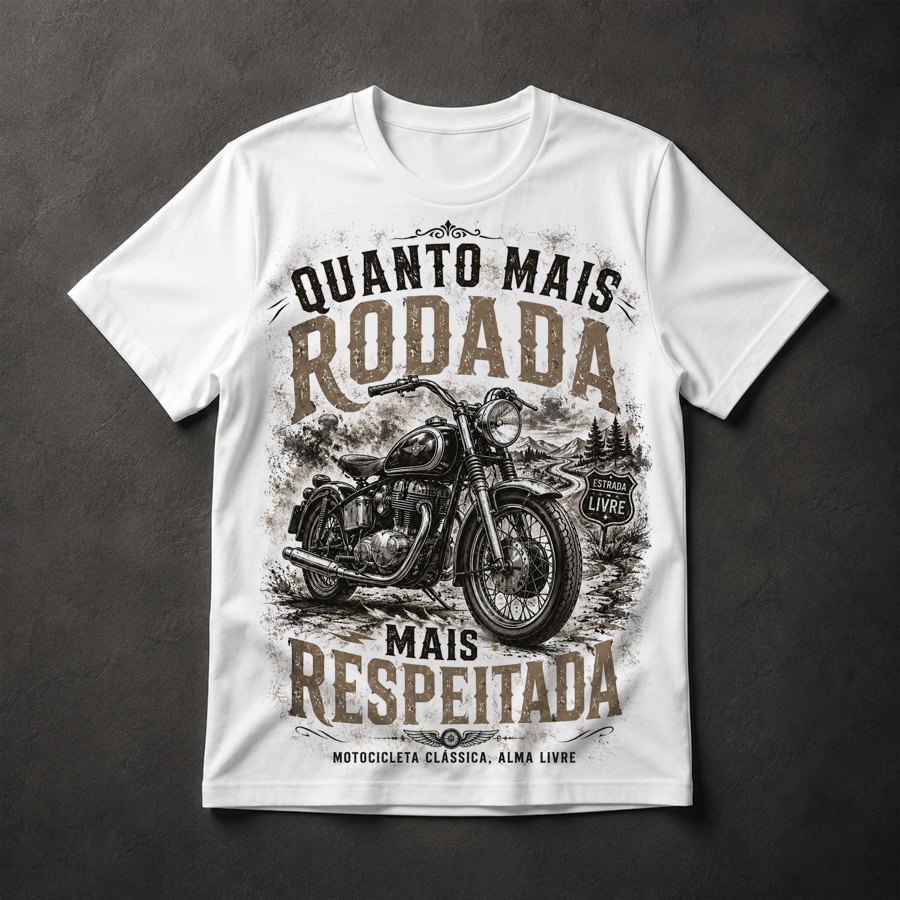 Camiseta Moto Clássica