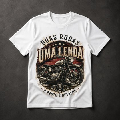 Camiseta Moto Vintage Lenda
