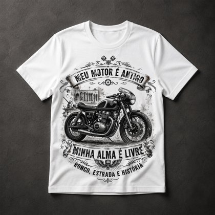 Camiseta Moto Vintage