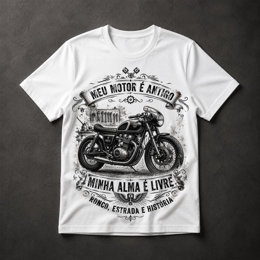 Camiseta Moto Vintage