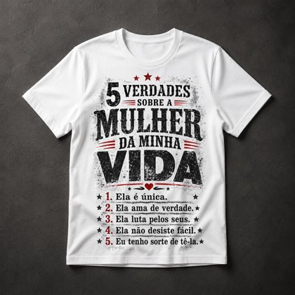 Camiseta Mulher da Minha Vida