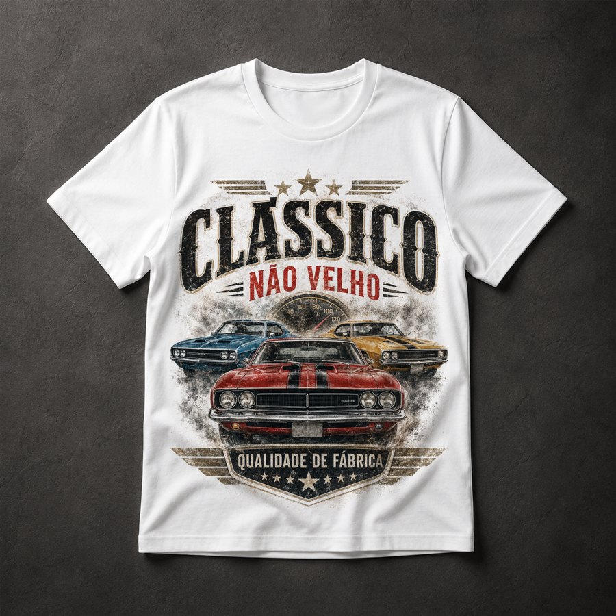 Camiseta Muscle Car Clássico