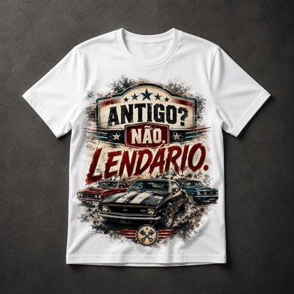 Camiseta Muscle Cars Lendários