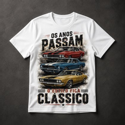 Camiseta Muscle Cars Clássicos