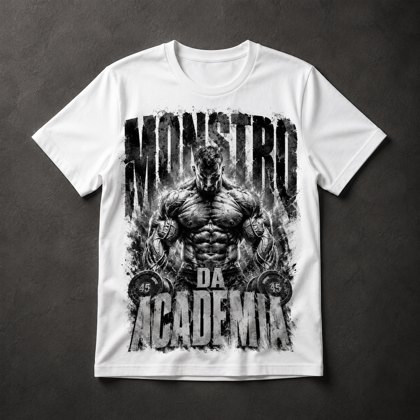 Camiseta Musculação Motivação
