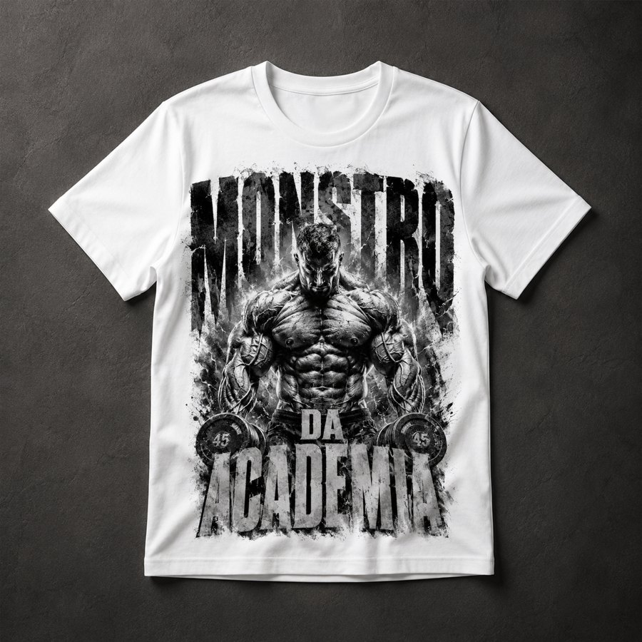 Camiseta Musculação Motivação