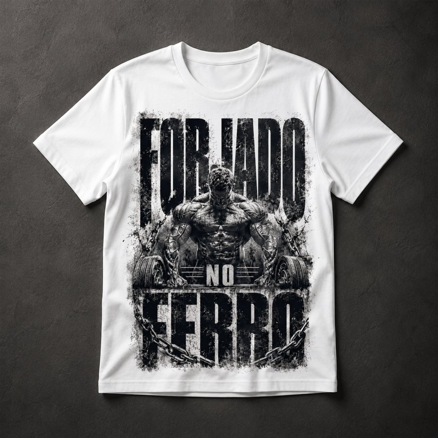 Camiseta Musculação Motivacional