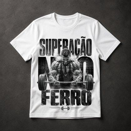 Camiseta Musculação, Treino Intenso