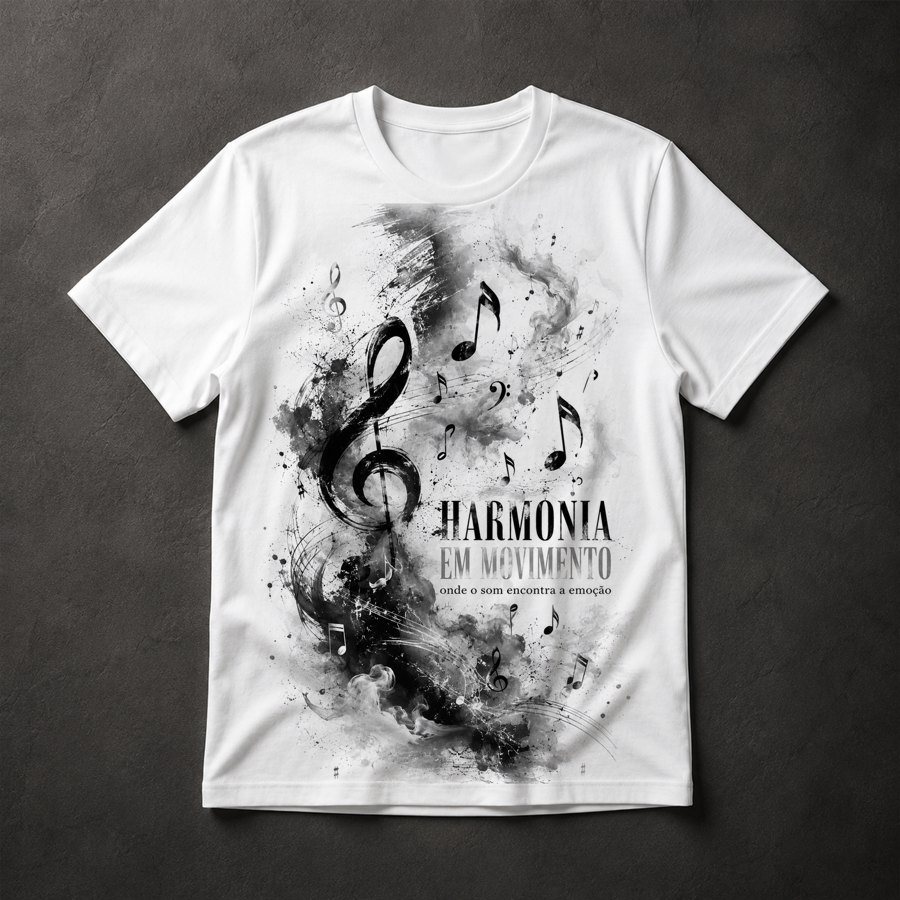 Camiseta Música Arte