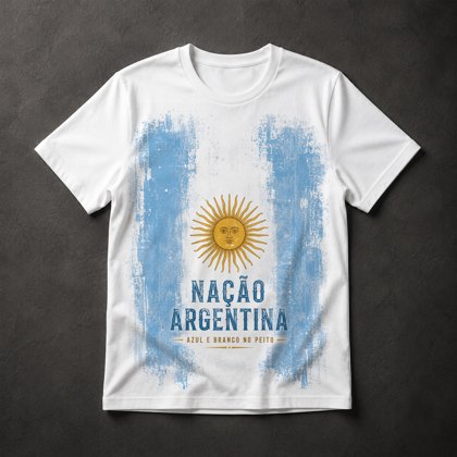 Camiseta Nação Argentina