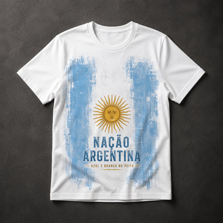 Camiseta Nação Argentina