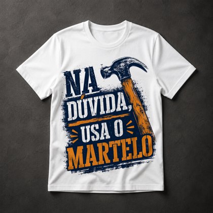 Camiseta Na Dúvida Martelo