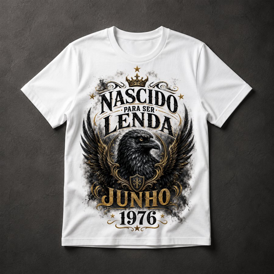 Camiseta Nascido Para Ser Lenda