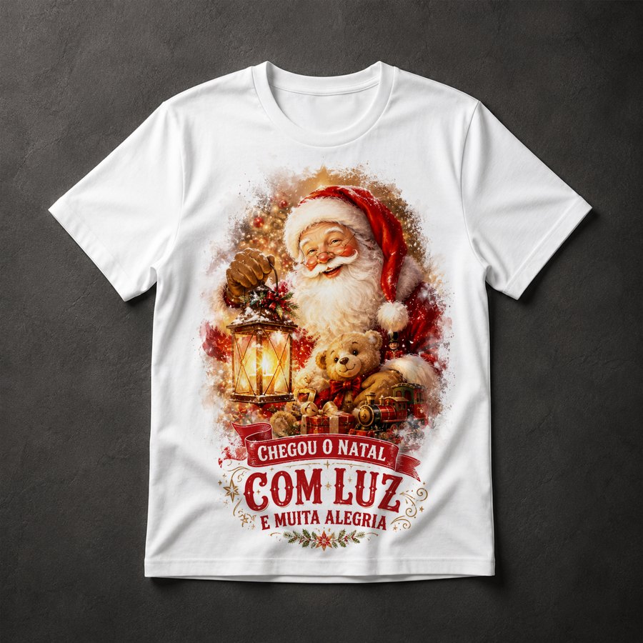 Camiseta Natal Papai Noel