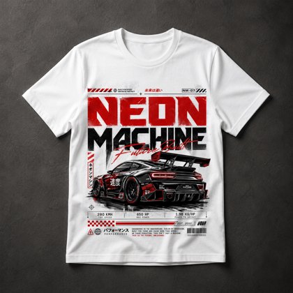 Camiseta Carro Corrida