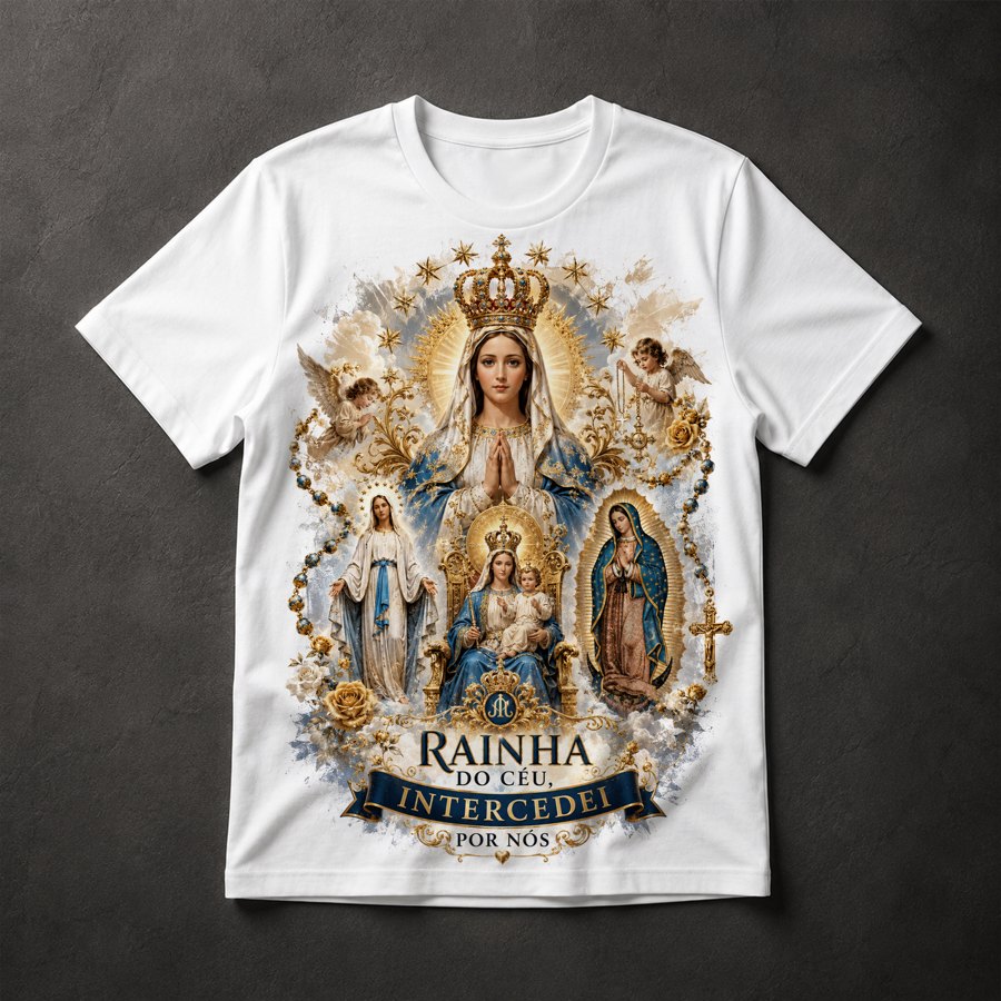 Camiseta Nossa Senhora Rainha