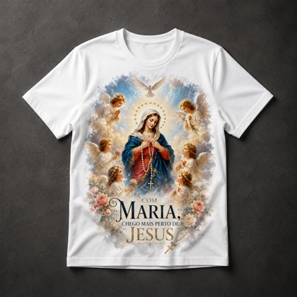 Camiseta Nossa Senhora Rosário