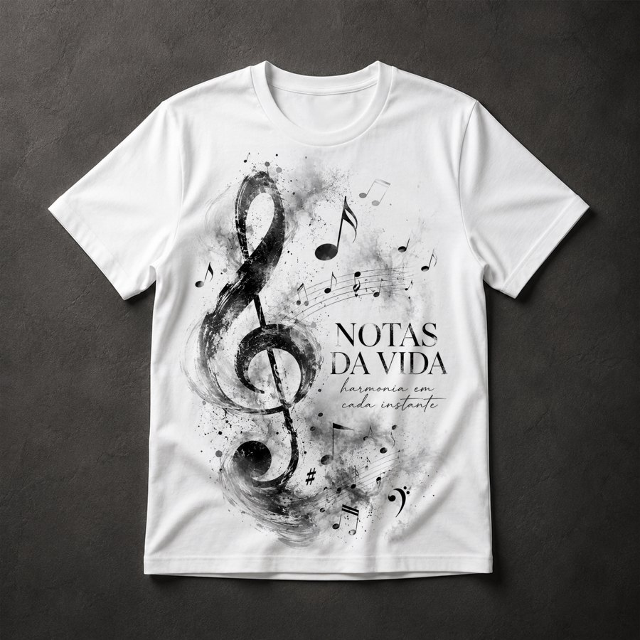Camiseta Notas da Vida