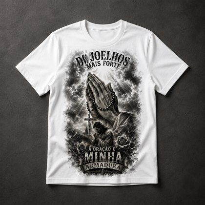 Camiseta Oração e Fé