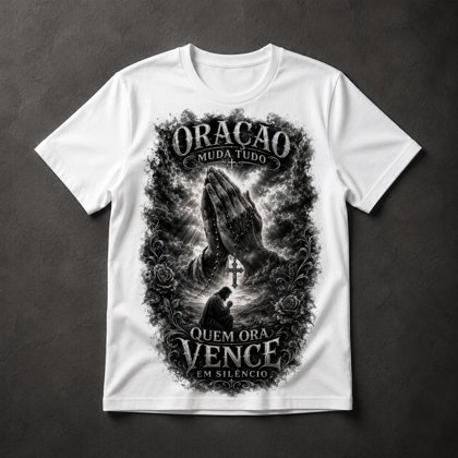 Camiseta Oração Fé