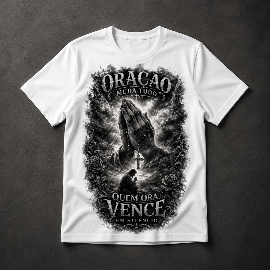 Camiseta Oração Fé