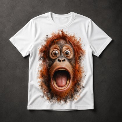 Camiseta Orangotango Espantado