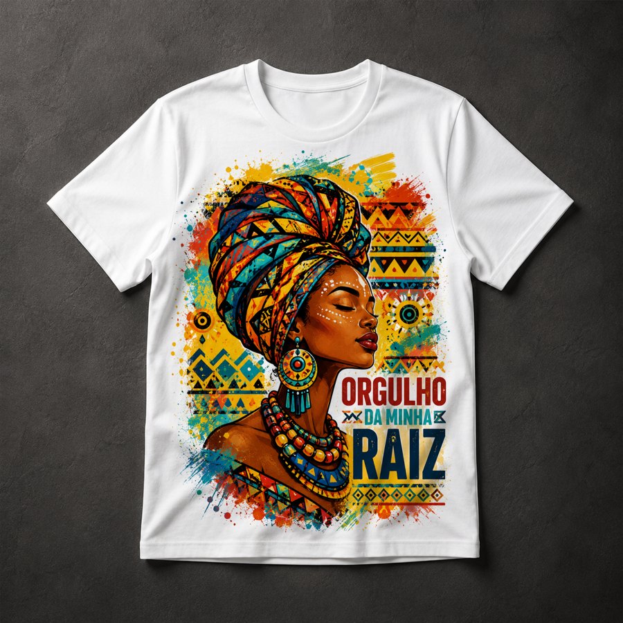 Camiseta Orgulho Africano