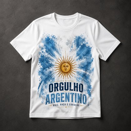 Camiseta Orgulho Argentino
