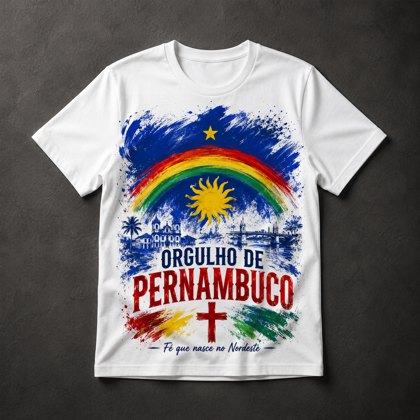 Camiseta Orgulho de Pernambuco