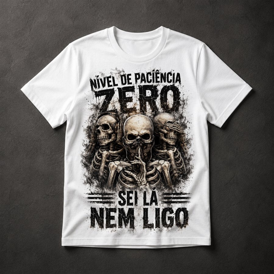 Camiseta Paciência Zero