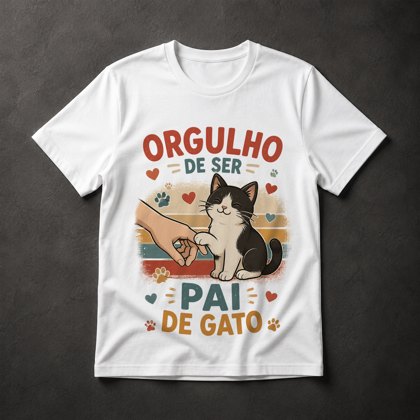 Camiseta Pai de Gato