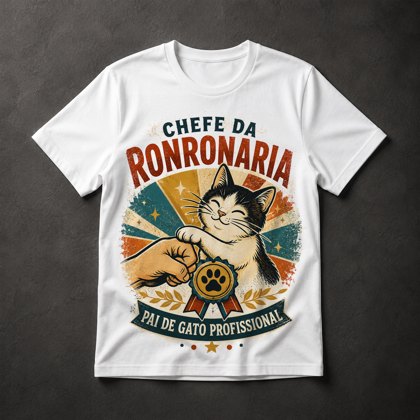 Camiseta Pai de Gato