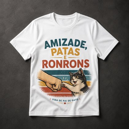 Camiseta Pai de Gato