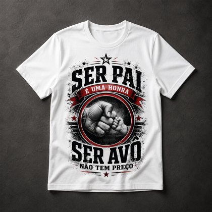 Camiseta Pai e Avô