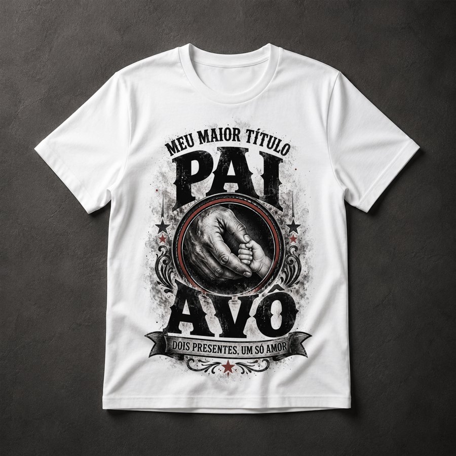 Camiseta Pai e Avô