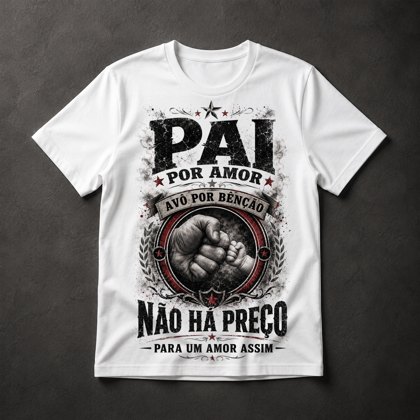Camiseta Pai e Avô