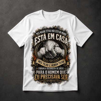 Camiseta Pai e Filhos