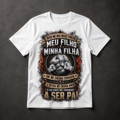 Camiseta Pai Filho Filha