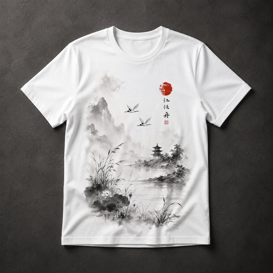 Camiseta Arte Oriental