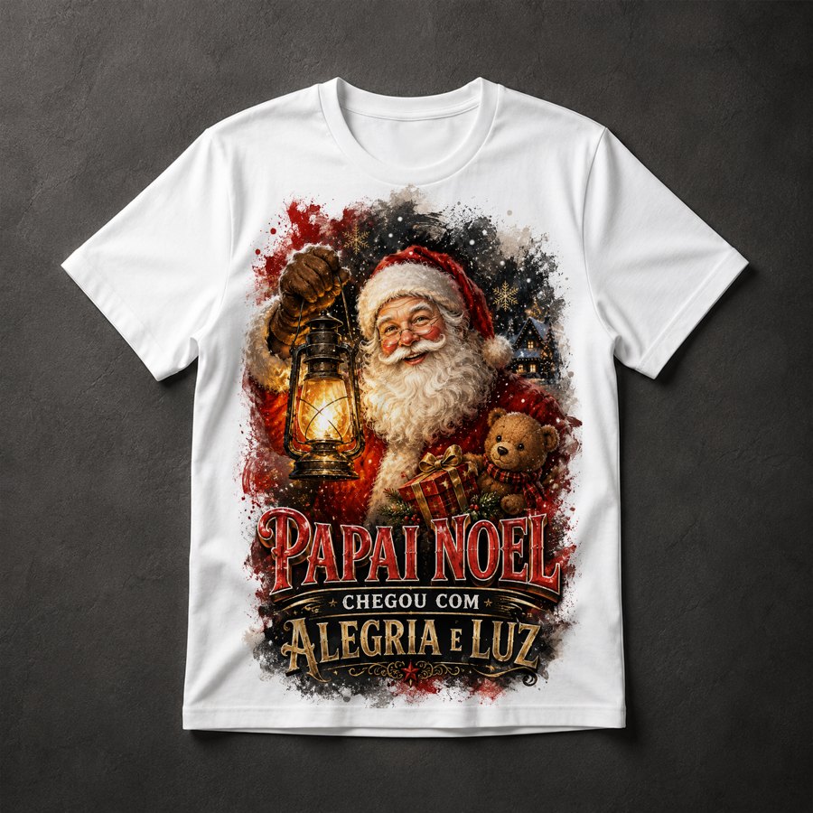 Camiseta Papai Noel