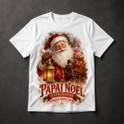 Camiseta Papai Noel Natal