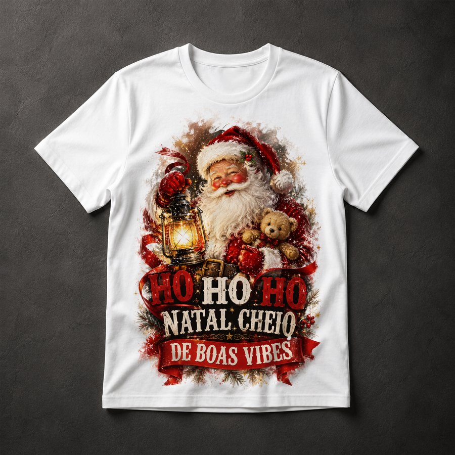 Camiseta Papai Noel Natal