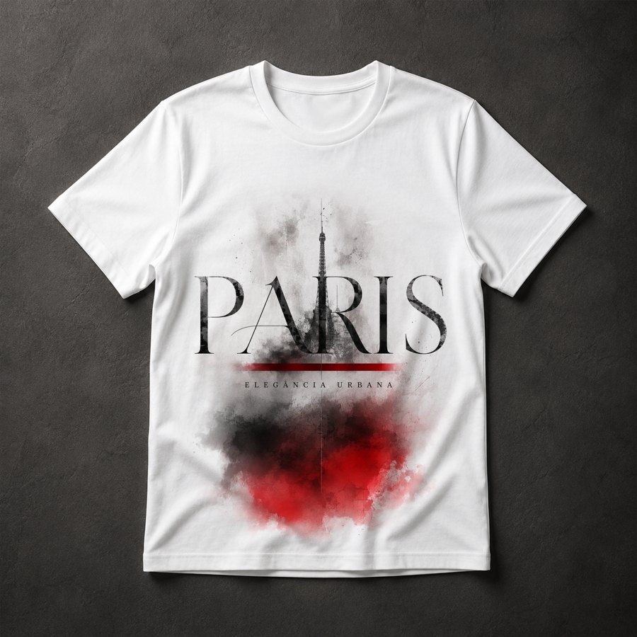 Camiseta Paris Elegância
