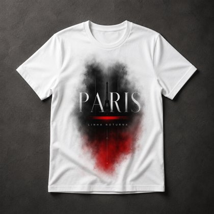 Camiseta Paris Noturna