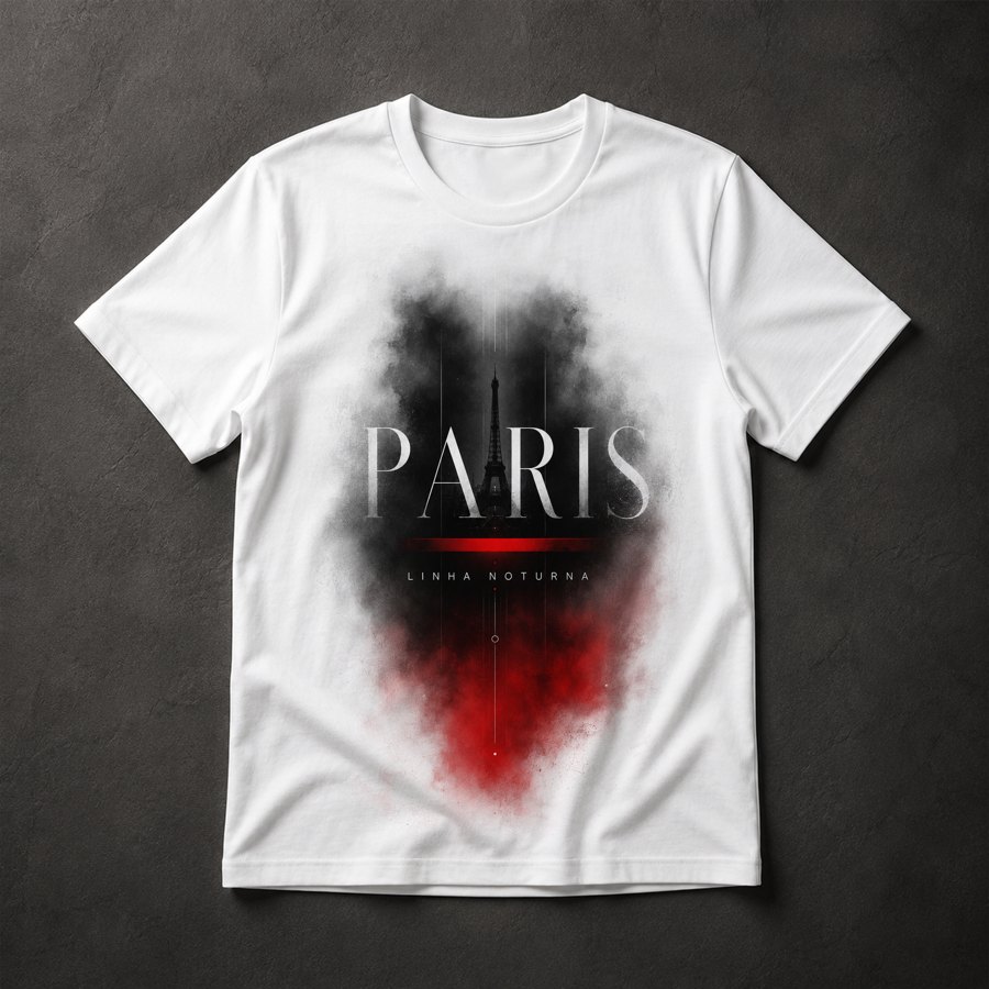 Camiseta Paris Noturna